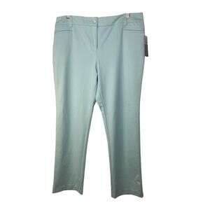 SOHO Apparel pants trousers slacks women's 16 aqua blue green spring